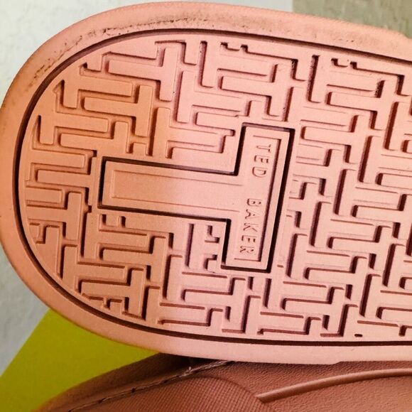 Ted Baker London Aryas Sneaker Leather Tennis‎ Shoe, Size 9.5, Dusty Pink, NWT - Picture 11 of 16